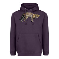 Plum Ocelot Heavyweight Hoodie - LillyAllenDesigns
