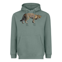 Sage Ocelot Heavyweight Hoodie - LillyAllenDesigns