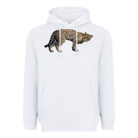White Ocelot Heavyweight Hoodie - LillyAllenDesigns