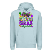Blue Mist mardi gras squad Premium Hoodie - FaDigitalArtStudio