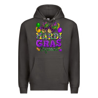 Smoke mardi gras squad Premium Hoodie - FaDigitalArtStudio