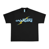 Black vintage styled san diego chargers Urban Heavy Tee - lanVoArt