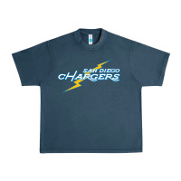 Midnight Navy vintage styled san diego chargers Urban Heavy Tee - lanVoArt