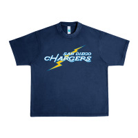 Navy vintage styled san diego chargers Urban Heavy Tee - lanVoArt