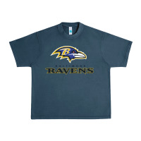 Midnight Navy the ravens teams Urban Heavy Tee - lanVoArt