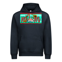 Navy flamingo mom license plate Urban Hoodie - BarkalooDesign