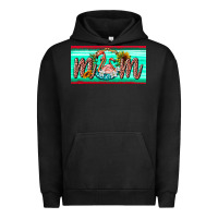 Pigment Black flamingo mom license plate Urban Hoodie - BarkalooDesign