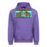 Tulip flamingo mom license plate Urban Hoodie - BarkalooDesign