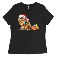 Black christmas persian cat Ladies Tee - LillyAllenDesigns