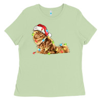 Matcha christmas persian cat Ladies Tee - LillyAllenDesigns