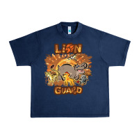 Navy lion guard   cave painting Urban Heavy Tee - lanVoArt