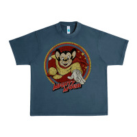 Midnight Navy distressed mighty Urban Heavy Tee - lanVoArt