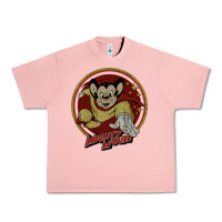 Salmon distressed mighty Urban Heavy Tee - lanVoArt