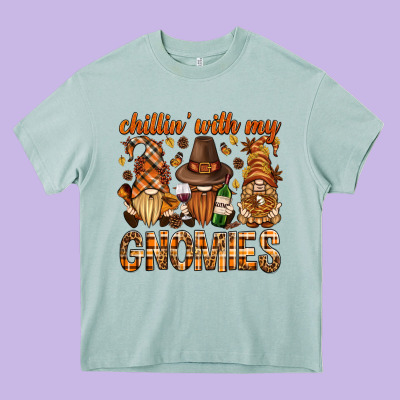 Chilling With My Gnomies Bbs Heavy Core Tee Designed By Bundleandbundleshop