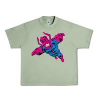 Oil Green galactus Urban Heavy Tee - lanVoArt