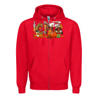 Red Fall CNA Certified Nursing Assistant Zipper Hoodie - LillyAllenDesigns