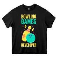 Black Bowling Games Developer Heavy Core Tee - lanVoArt