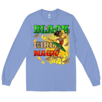 Colony Blue black girl magic Long Sleeve Tee - CowGirlArtShop