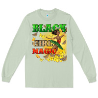 Matcha black girl magic Long Sleeve Tee - CowGirlArtShop