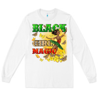 White black girl magic Long Sleeve Tee - CowGirlArtShop