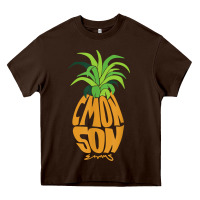Chocolate Brown vintage psych pineapple of gus c'mon son! crazy lover gift t shirt Heavy Core Tee - lanVoArt