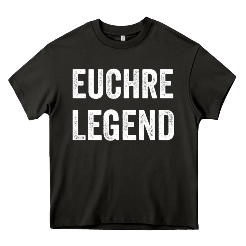 Euchre Legend Best Euchre Card Board Game Player Gift Heavy Core Tee by lanVoArt | Teevron