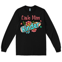 Black little miss kindergarten Long Sleeve Tee - Jasminsmagicworld