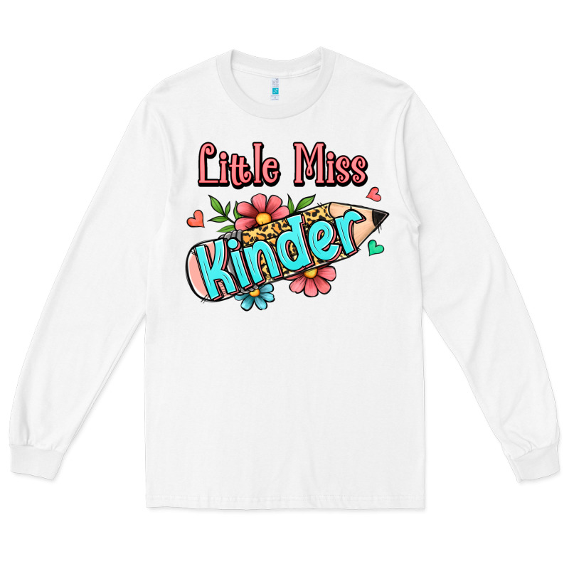 Little Miss Kindergarten Long Sleeve Tee by Jasminsmagicworld | Teevron
