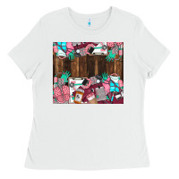 White custom name Ladies Tee - LillyAllenDesigns