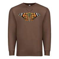 Chestnut Painted Lady Premium Sweatshirt - LillyAllenDesigns