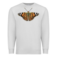 Dove Grey Painted Lady Premium Sweatshirt - LillyAllenDesigns