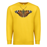 Lemon Painted Lady Premium Sweatshirt - LillyAllenDesigns