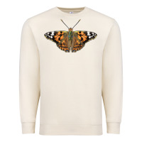 Sandshell Painted Lady Premium Sweatshirt - LillyAllenDesigns