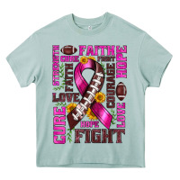Arona breast cancer american football ribbon love cure fight bbs Heavy Core Tee - BundleAndBundleShop