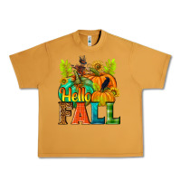 Peanut Butter Hello Fall Urban Heavy Tee - NancyCooperArtShop