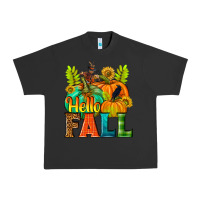 Pigment Black Hello Fall Urban Heavy Tee - NancyCooperArtShop