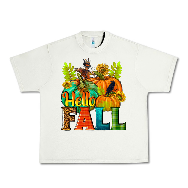 Hello Fall Urban Heavy Tee by NancyCooperArtShop | Teevron