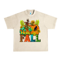 Sandshell Hello Fall Urban Heavy Tee - NancyCooperArtShop