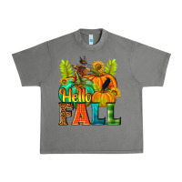Tornado Hello Fall Urban Heavy Tee - NancyCooperArtShop
