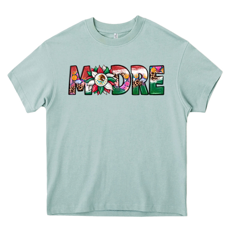 Mexican Flag Sunflower Madre Heavy Core Tee by JahusDesignShop | Teevron