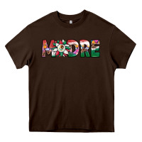 Chocolate Brown mexican flag sunflower madre Heavy Core Tee - JahusDesignShop