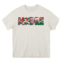 Cream mexican flag sunflower madre Heavy Core Tee - JahusDesignShop