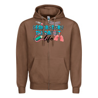 Chestnut Western Respiratory Therapist Life Zipper Hoodie - LillyAllenDesigns
