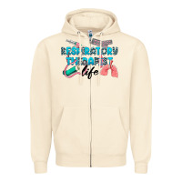 Sandshell Western Respiratory Therapist Life Zipper Hoodie - LillyAllenDesigns