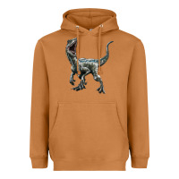 Meerkat Velociraptor Heavyweight Hoodie - LillyAllenDesigns