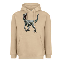 Mushroom Velociraptor Heavyweight Hoodie - LillyAllenDesigns