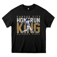 Black salvador pérez home run king Heavy Core Tee - lanVoArt