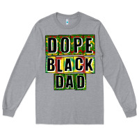 Heather Grey dope black dad Long Sleeve Tee - CowGirlArtShop