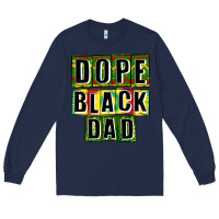 Navy dope black dad Long Sleeve Tee - CowGirlArtShop