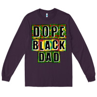 Plum dope black dad Long Sleeve Tee - CowGirlArtShop